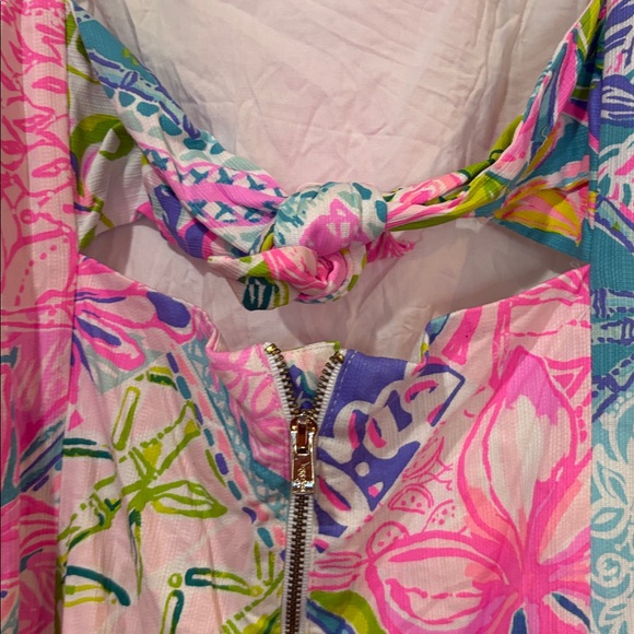 Lilly Pulitzer Vibrant Pink and Blue Dress - Picture 3 of 4